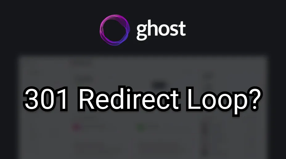 为什么Ghost会无限301 Redirect?